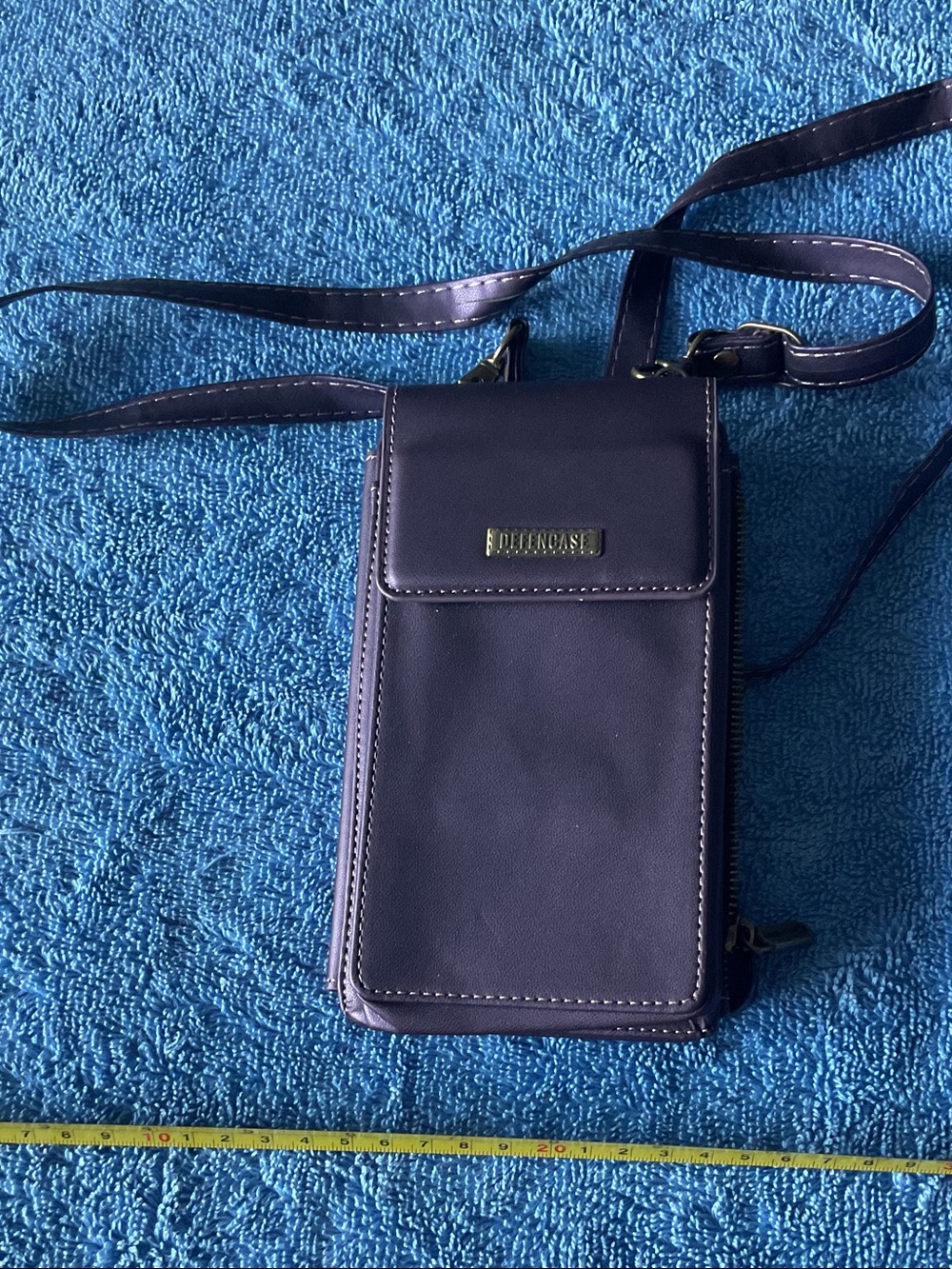 Defuncase Womens Crossbody Phone Bag in Dark Purple